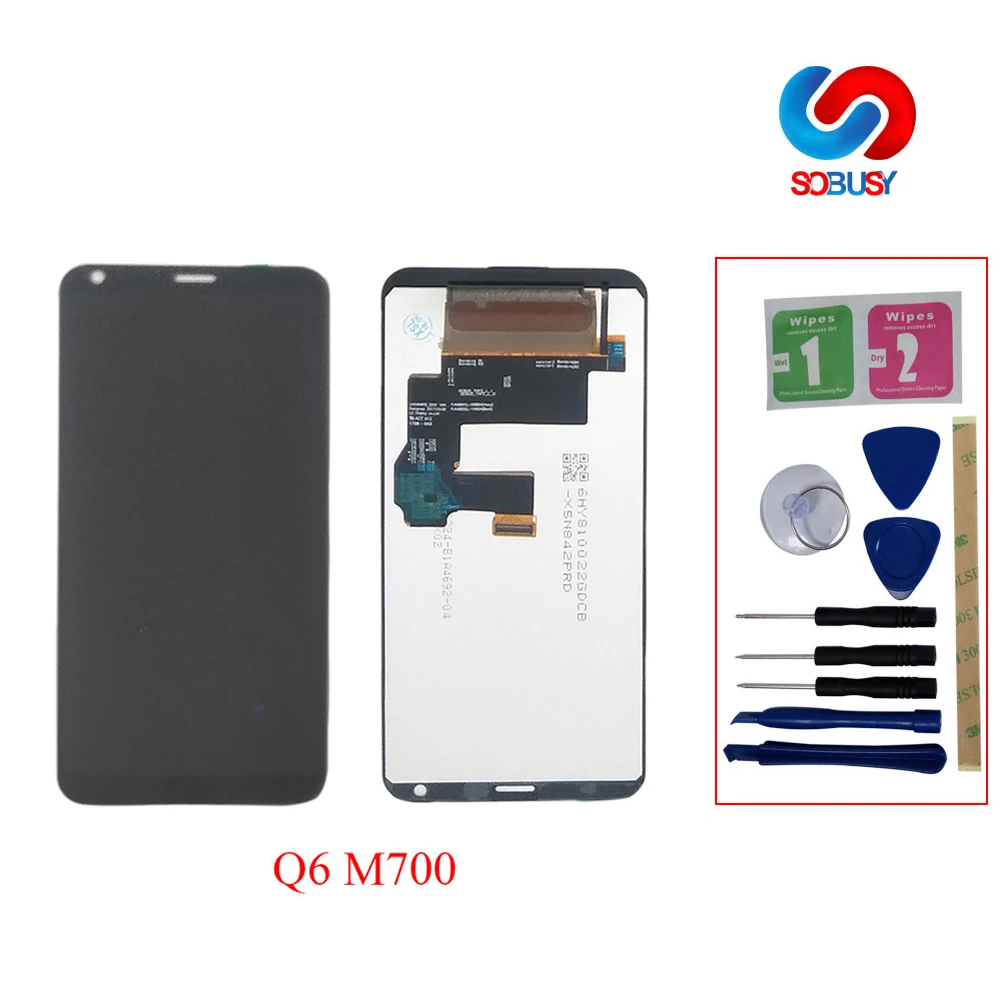 Высокий 5 &quotЖК дисплей для LG Q6 ЖК G6 MINI M700 M703 M700Y монитор кодирующий