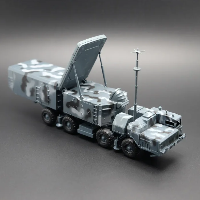 1: 72 Радиолокационная машина S300 наземно-воздушные блоки Детские Обучающие сборные модели строительные наборы блоки игрушки запуск ракеты игрушки - Цвет: Синий