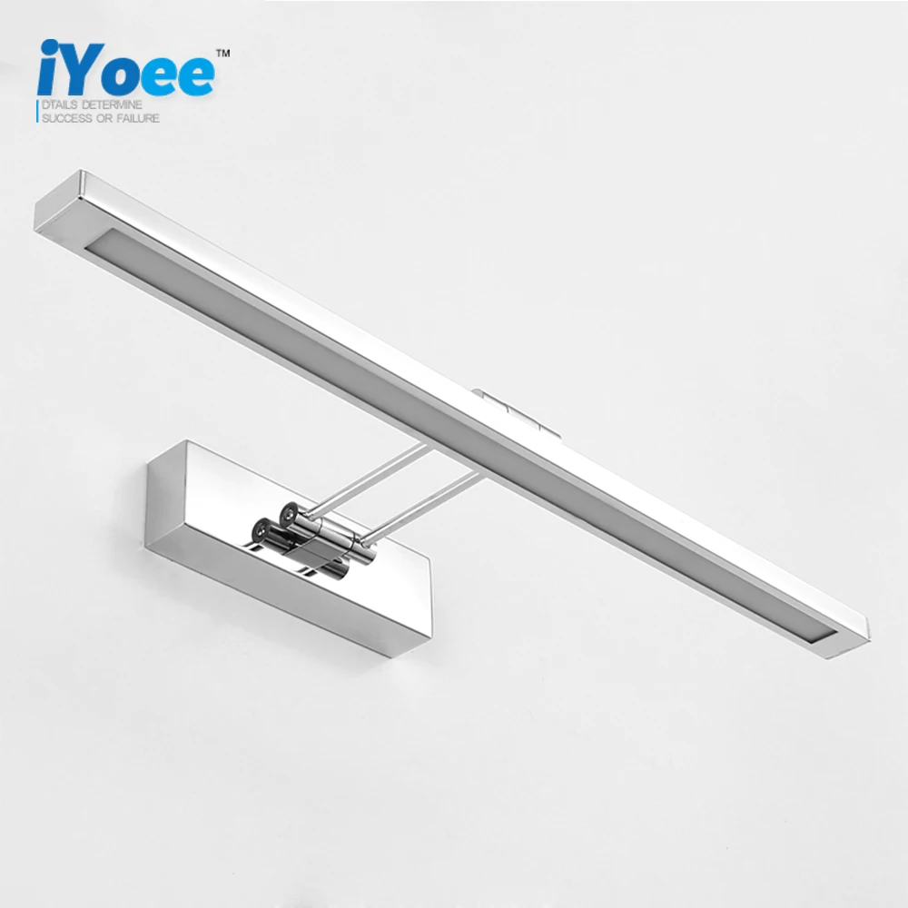 Светильник светодиодный настенный из нержавеющей стали 41/55/80 см 3 длины|wall lamp