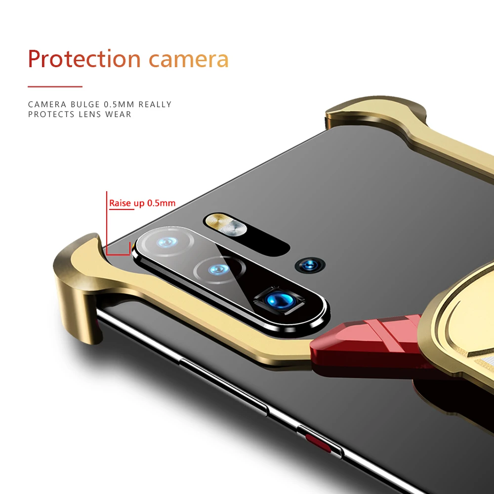 OATSBASF Железный человек роскошный металлический чехол для huawei P30 P30 Pro защитный противоударный персональный металлический бампер чехол