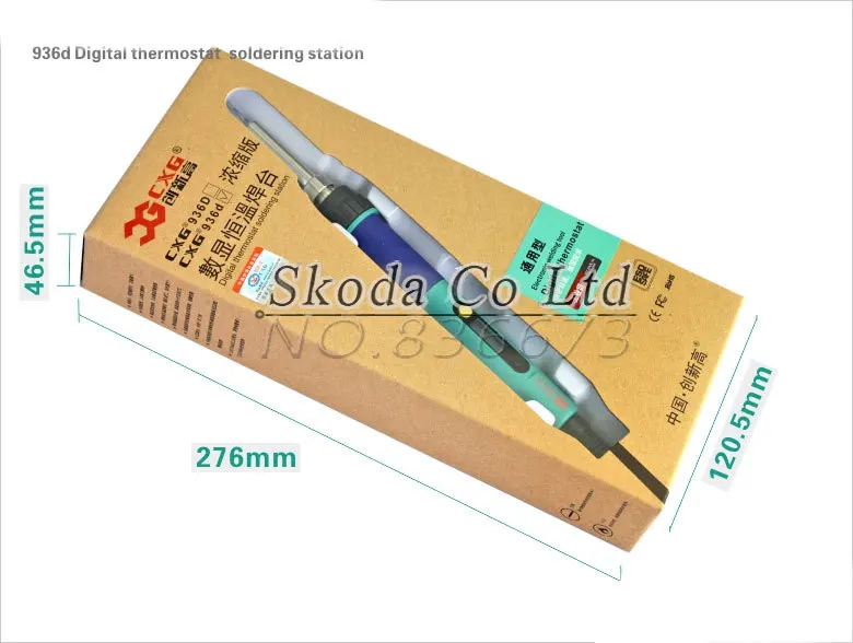 Оптовая продажа ЕС Plug CXG 936d температура регулируемый Электрический паяльник 220 В