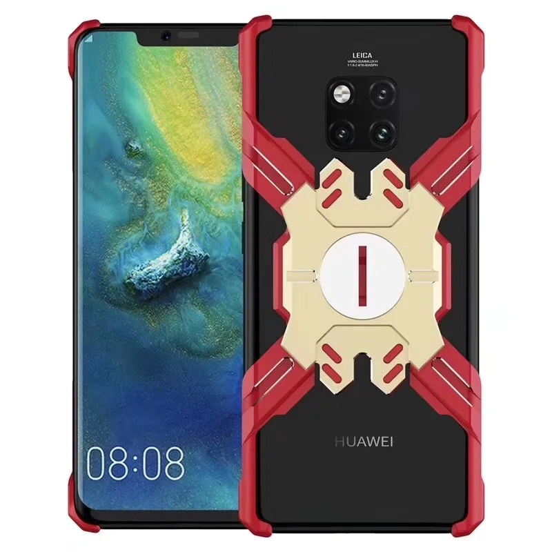 Сверхмощный механический металлический чехол для телефона Huawei Mate 20 Pro с полной