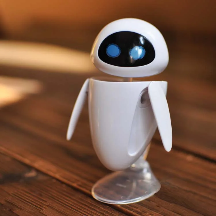 Хит милый 3 вида стилей 6 см настенный робот и 9 ЕВА ПВХ фигурка стена