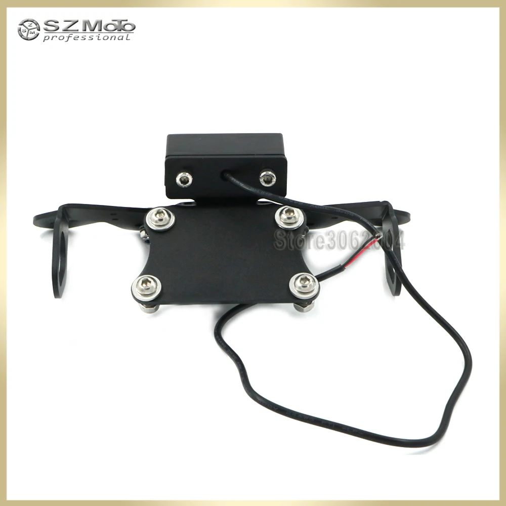 For YAMAHA MT-09 MT09 2014-2016 2015 Motorcycle Tail Tidy Fender Eliminator Registration License Plate Holder frame LED Light | Автомобили