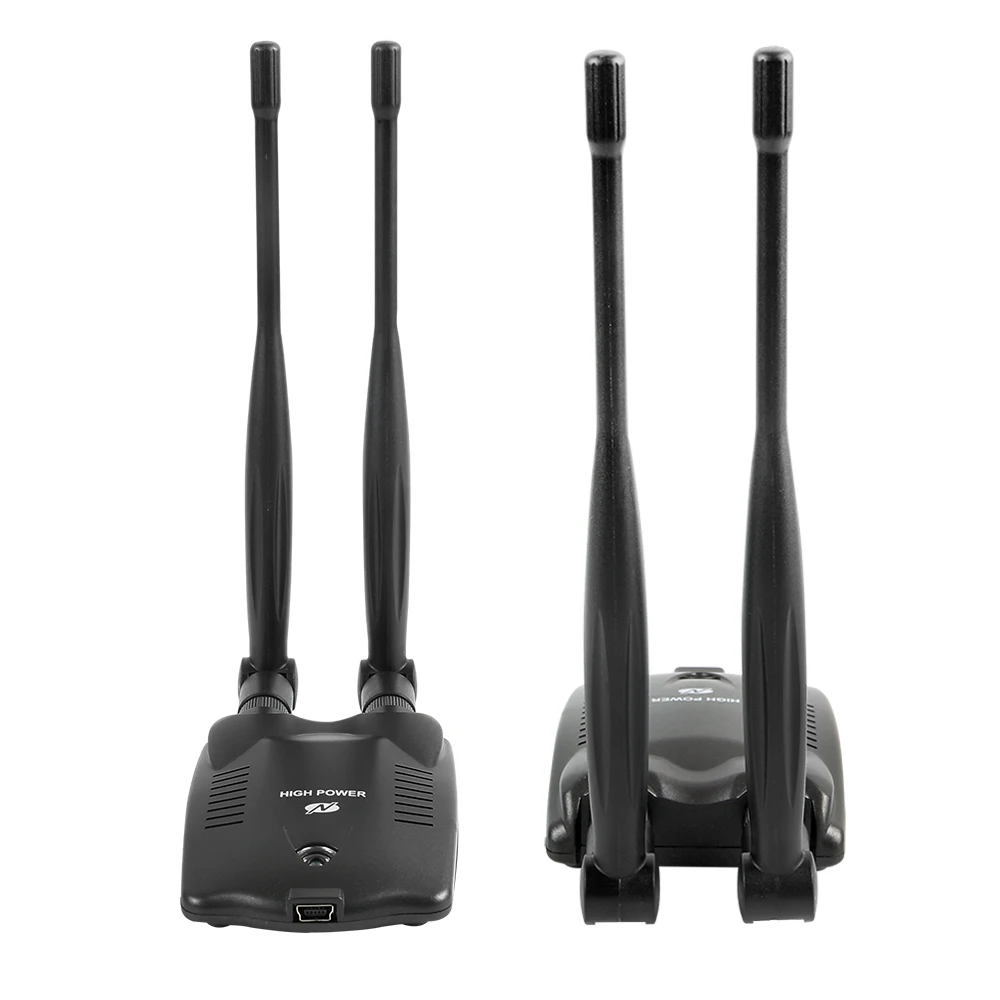 Wireless WiFi Adapter High Power Dual wifi Antenna 5dB 150Mbps Network Card USB Receiver Adaptador | Компьютеры и офис