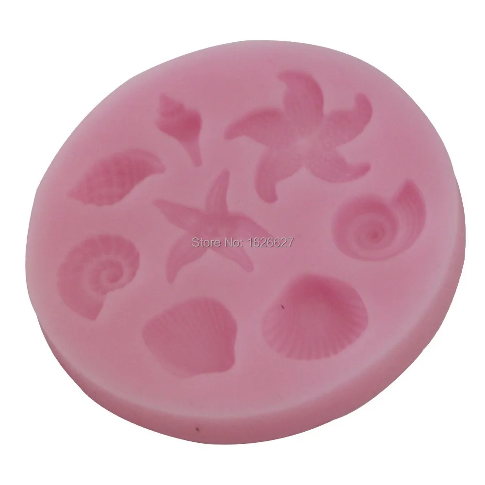 3D Силиконовая форма Морская Звезда Фондант украшения торта инструменты для