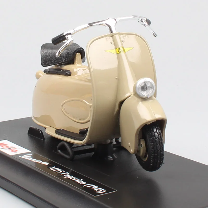 Детский 1:18 масштаб в винтажном стиле; классические maisto piaggio Vespa MP5 Paperino 1945 мотоцикл литья под давлением велосипед модели игрушек на улице колеса