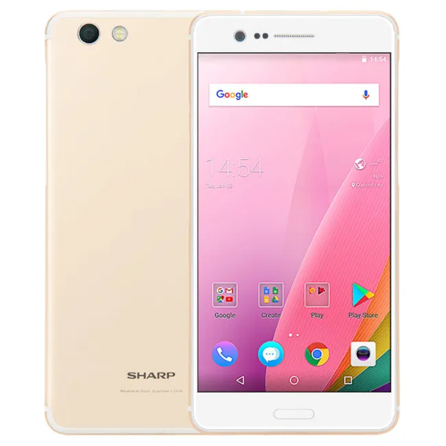 SHARP Z3 FS8009 4G B Оперативная память 6 Встроенная Snapdragon 652 1 8 ГГц Octa Core 5 7 дюймов 2.5D 2 К WQHD