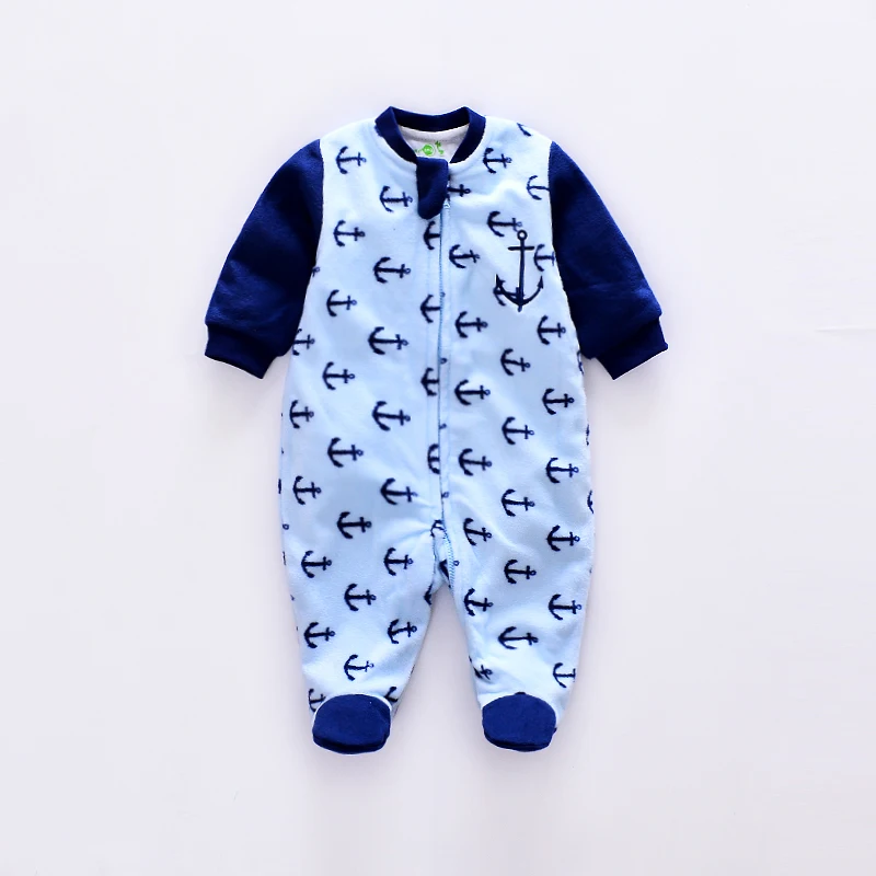 Детский флисовый комбинезон мягкий теплый зимний для мальчиков и девочек