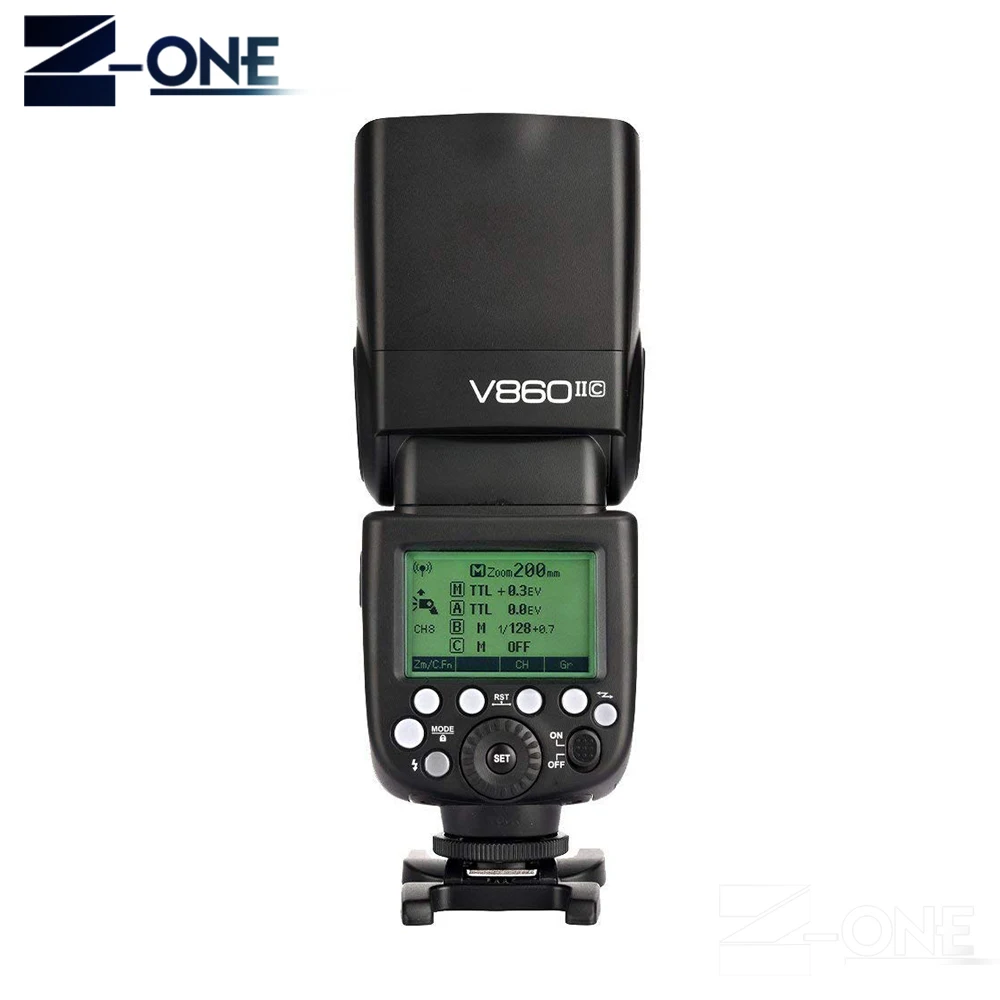 Вспышка Godox V860IIC Speedlite GN60 HSS 1/8000s TTL светильник + беспроводной триггерный передатчик