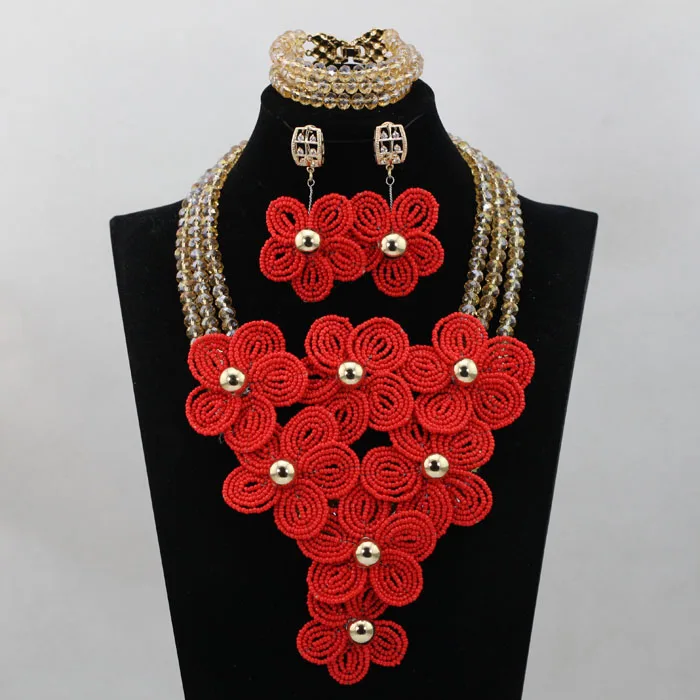 Новейшие африканские высококачественные ювелирные наборы для костюма золотые