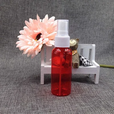 10 шт./лот новинка высокое качество 50 мл цветные пластиковые бутылки с черными