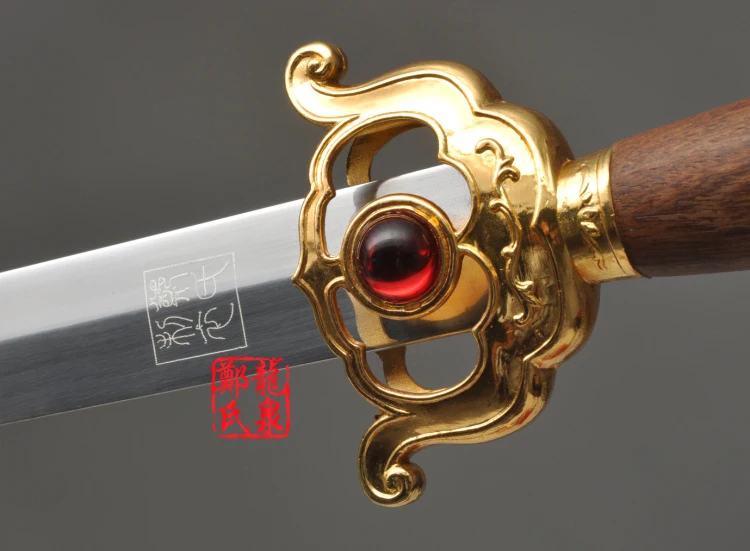 41-дюймовый китайский военный меч нержавеющая сталь гибкое лезвие кунг-фу мечи