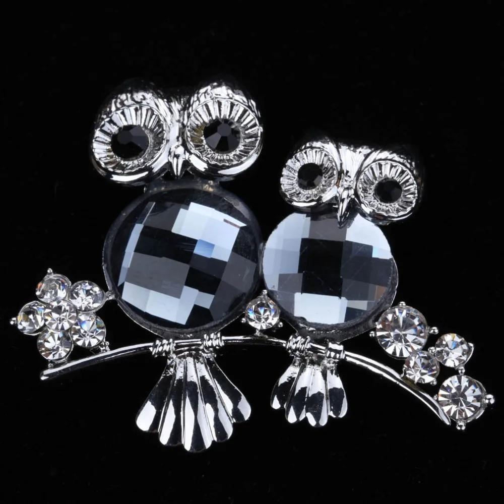 Брошь попугай рождественские подарки штифты корсажа Две совы булавки костюм