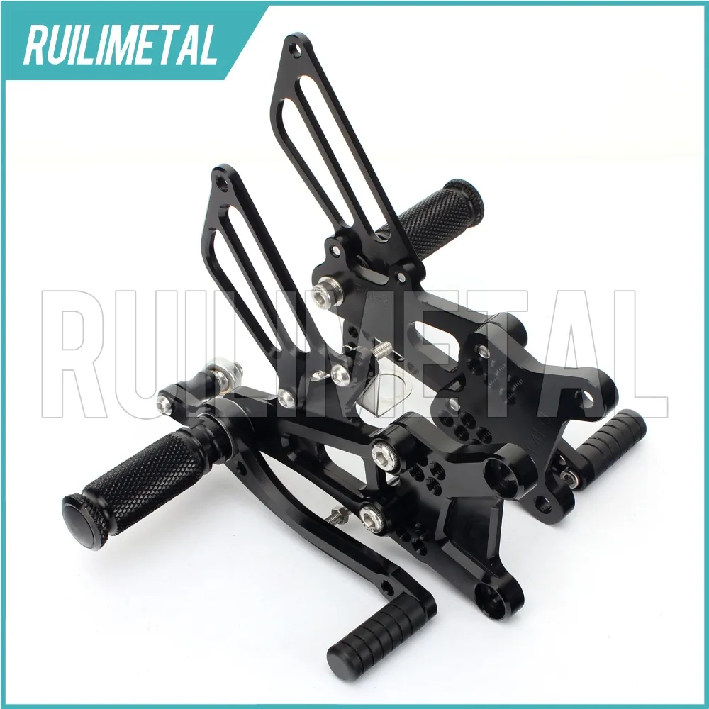 CNC алюминиевый регулируемый задний набор подножек для HONDA CBR 600 F4i 01 07 02 03 04 05 06|rear
