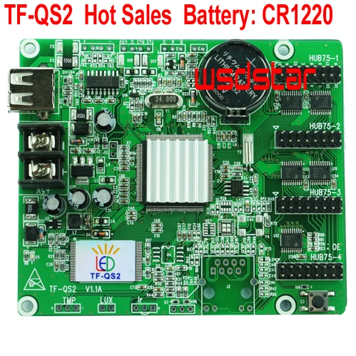 Светодиодный контроллер экрана с USB 256*128 512*64 4 * HUB75 полноцветный асинхронный новый