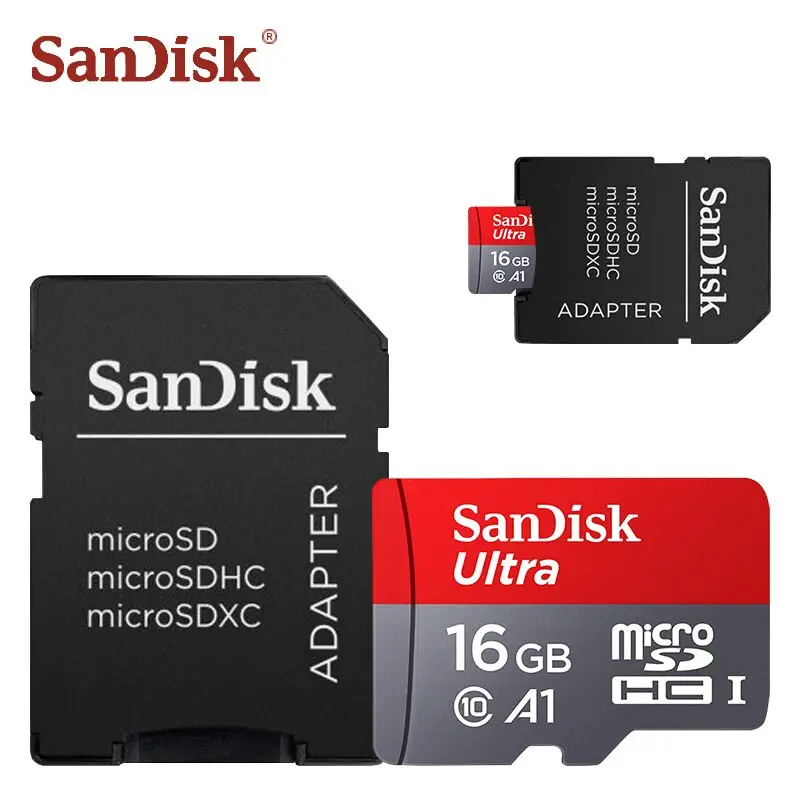 Sandisk Ultra Micro SD карты 128 ГБ 32 карта памяти 64 Гб 16 SD/TF флэш microSD для телефона бесплатный