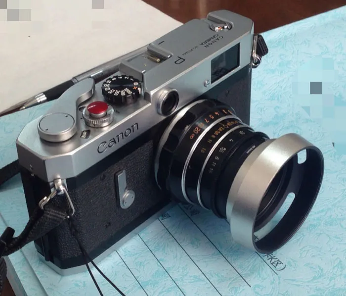 10 шт. черная/серебристая металлическая бленда объектива камеры Резьбовое