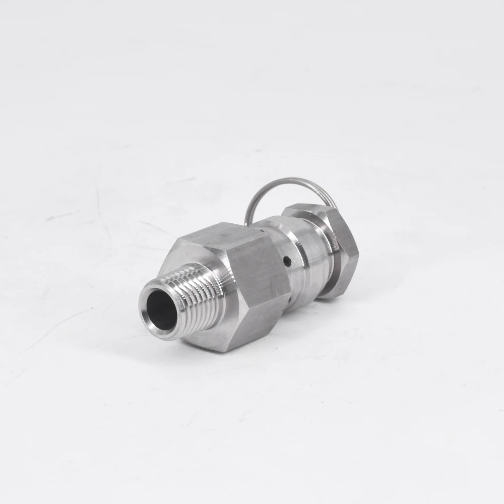 0 1/0 2/0 3 МПа 1/4 "NPT SUS304 санитарный регулируемый клапан безопасности для сброса