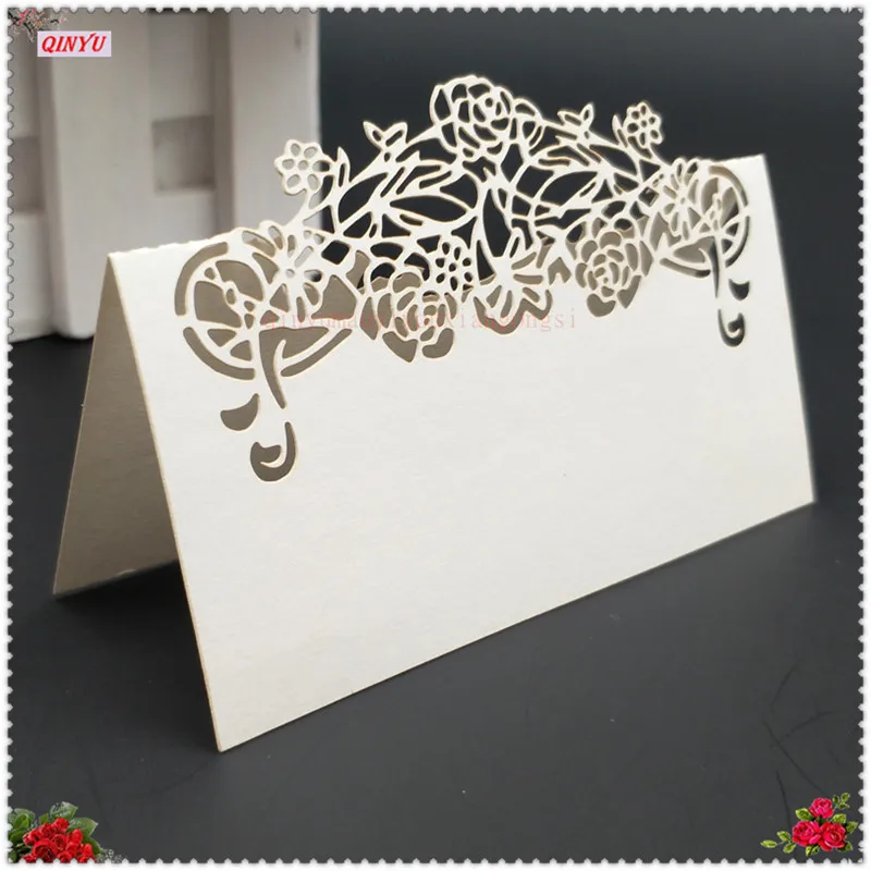 50 шт. декоративные настольные открытки с лазерной резкой|Открытки и приглашения|