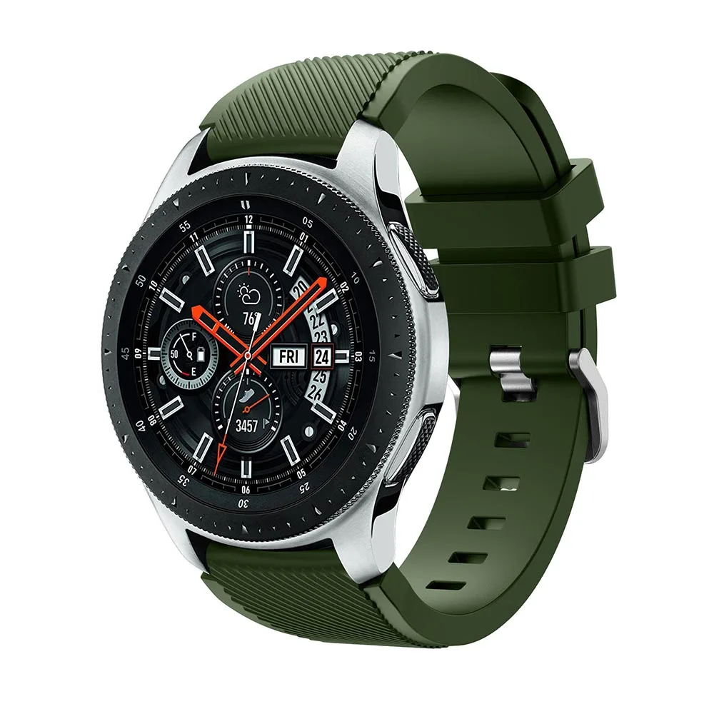 For Huami Amazfit Stratos 2/2S silicone Strap for Samsung Galaxy Watch 46mm watch Band Replace S3 Classic Frontier | Наручные часы