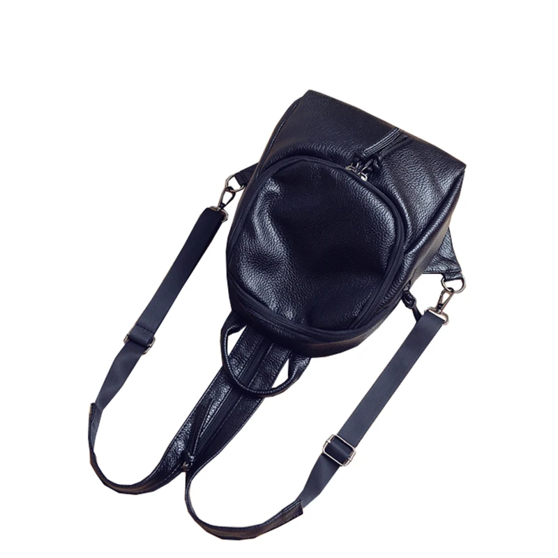 Популярные женские рюкзак Водонепроницаемый из искусственной кожи Колледж