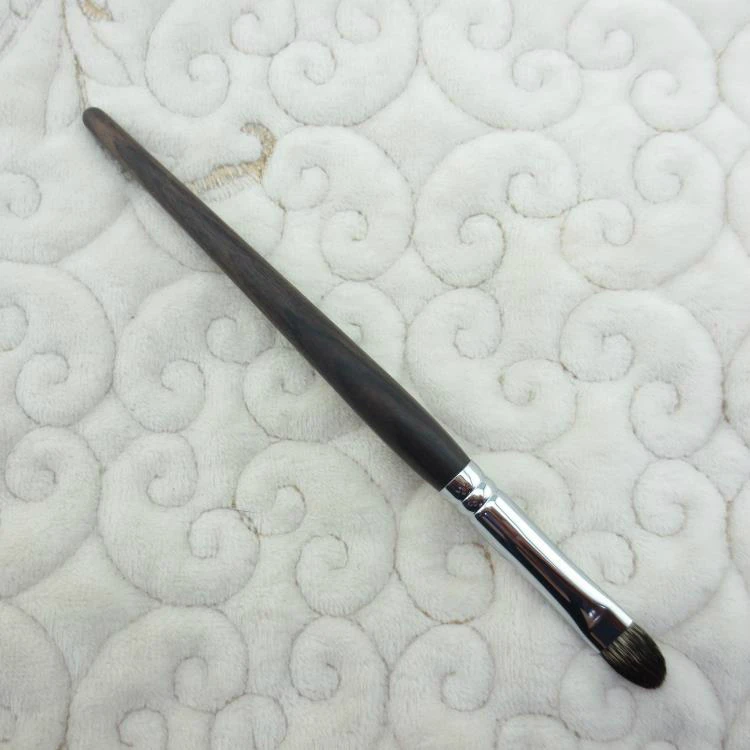 G051 Professional Handmade Makeup Brushes Soft Cat Tail Hair Eye Shadow Brush Ebony Handle Cosmetic Tool Make Up | Красота и здоровье