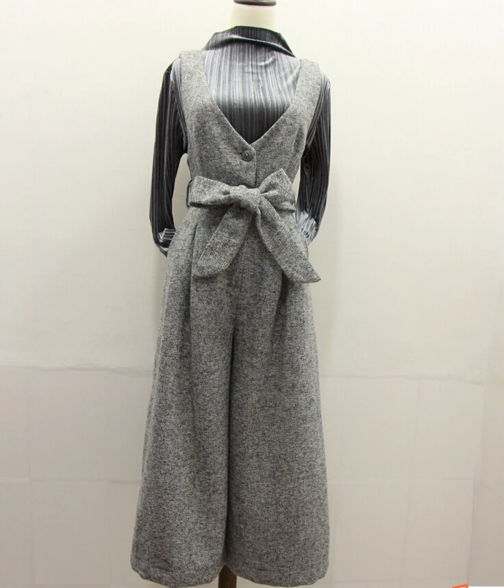 Женские осенние и весенние боди до щиколотки с бантом однотонные модные красивые