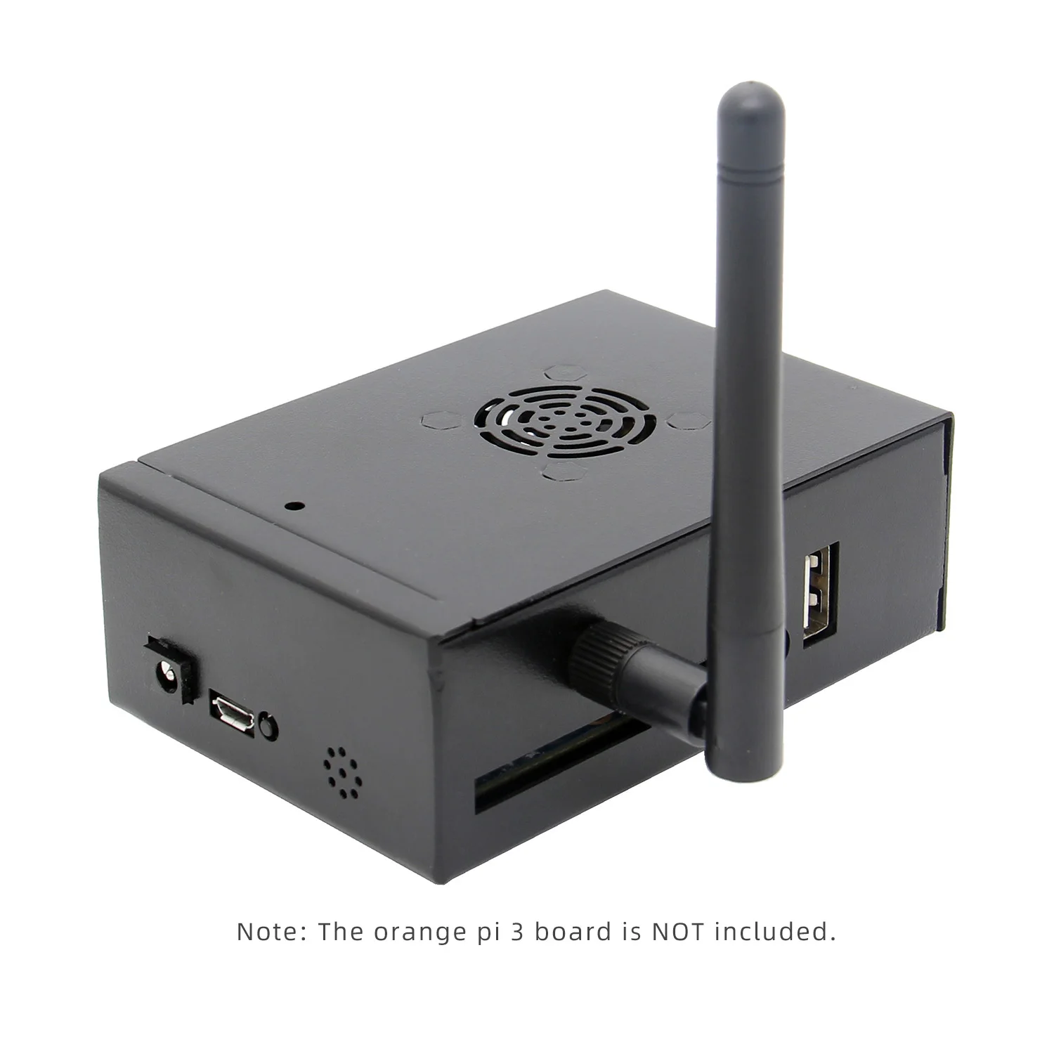 Оранжевый Pi 3 соответствующий металлический чехол/корпус+ вентилятор охлаждения, Защитный корпус для Orange Pi 3 материнская плата
