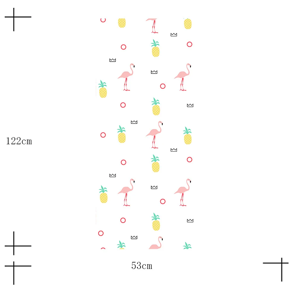 Новый милый настенный стикер с фламинго книжный шкаф для детской комнаты