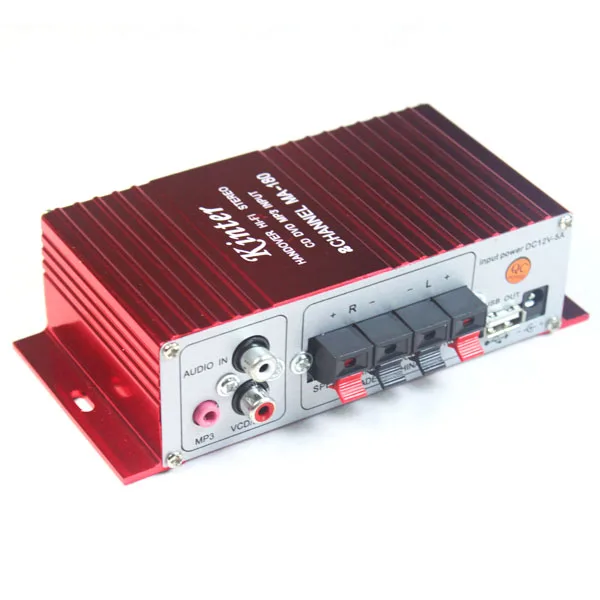 KYYSLB 2020 DC12V 20W X 2CH MA 180 мини автомобиль и мотоцикл домашний прикроватный компьютер