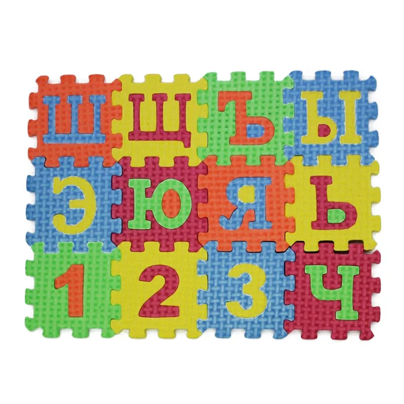 Детский коврик из пены обучающая игрушка для ползания коврики-пазлы
