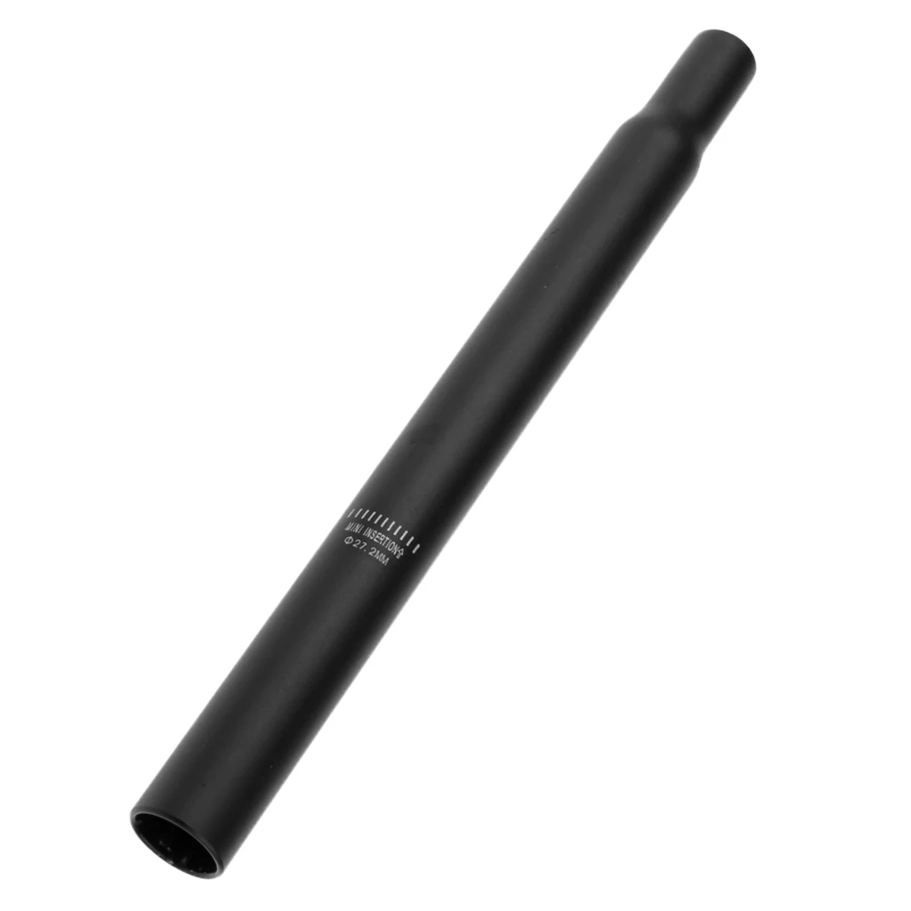 

Straight Seatpost 27.2mm 250mm Black Bike Suspension Seat Post Tube Extender - Lightweight & Durable