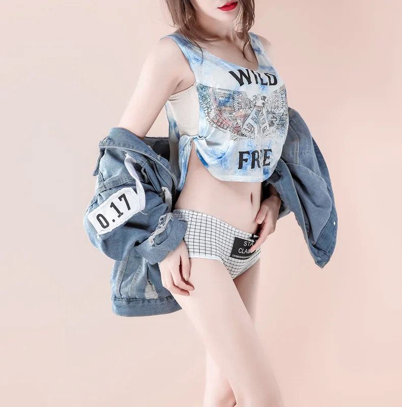 Heyfriend. Yong/трусы для девочек; детское хлопковое нижнее белье; однотонные Короткие трусы с низкой талией; удобные женские трусики; 4 шт./лот