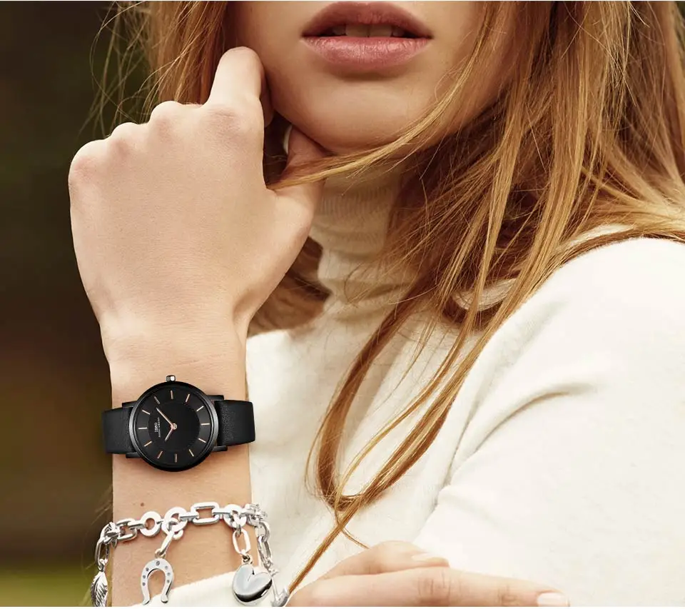 IBSO 7,6 мм наручные женские часы простые женские часы модные Montre Femme кварцевые женские часы Relogio Feminino