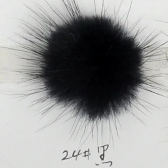 Оптовая продажа Малый 1 дюймов норки Мех животных мяч | Дом и сад