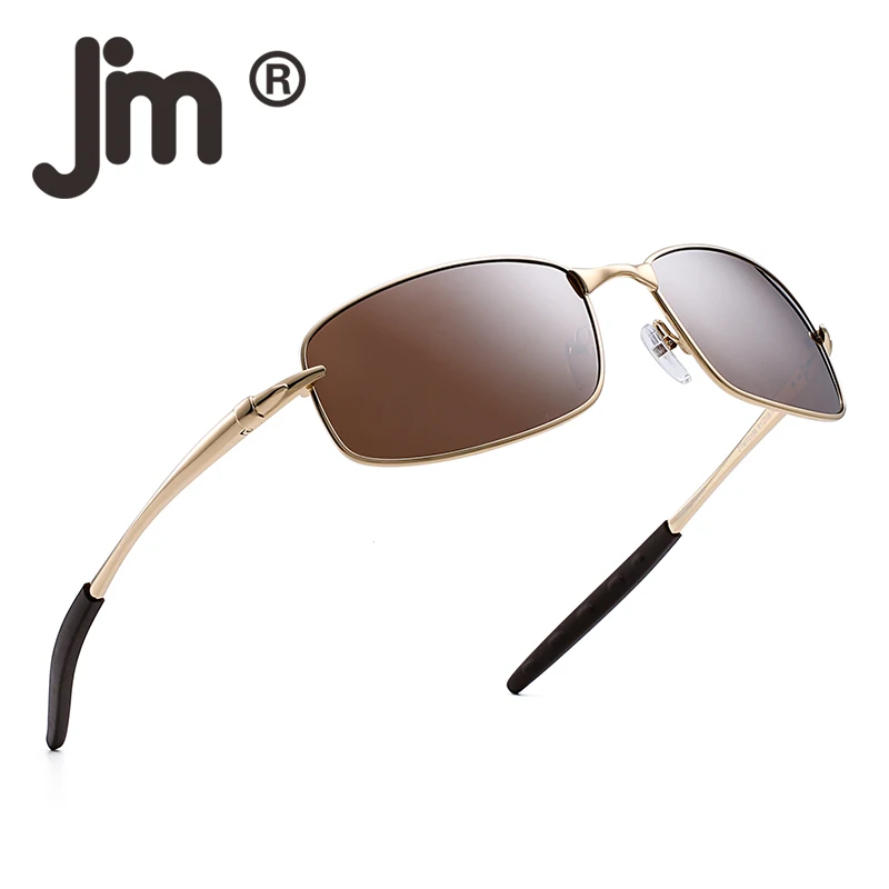 JM поляризованные очки для вождения рыбалки прямоугольный кривой Обёрточная
