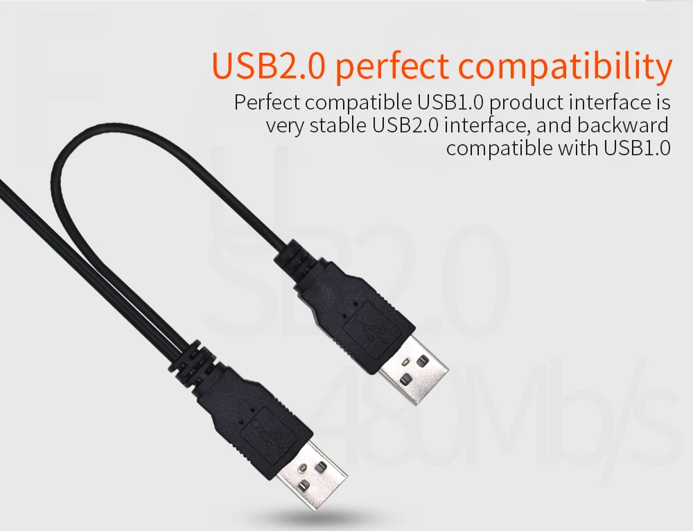 FORNORM двойной USB Кабель-адаптер для 2 5 &quotSATA жесткого диска 0 SATA 15 + 7 Pin к