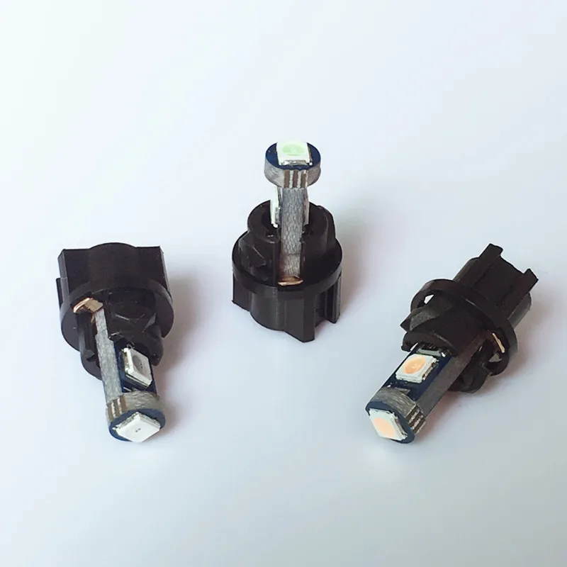 10 шт. T5 автомобильные 3smd 3030 клиновисветодиодный ные лампы для приборной панели