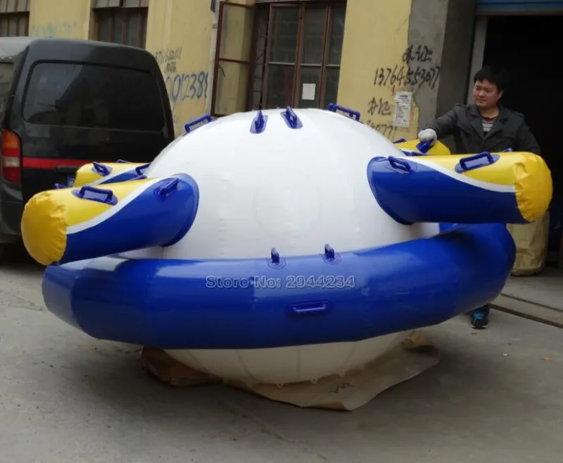 2017 на заказ надувной заводской saturn аквапарк лодка НЛО надувная игра для водных