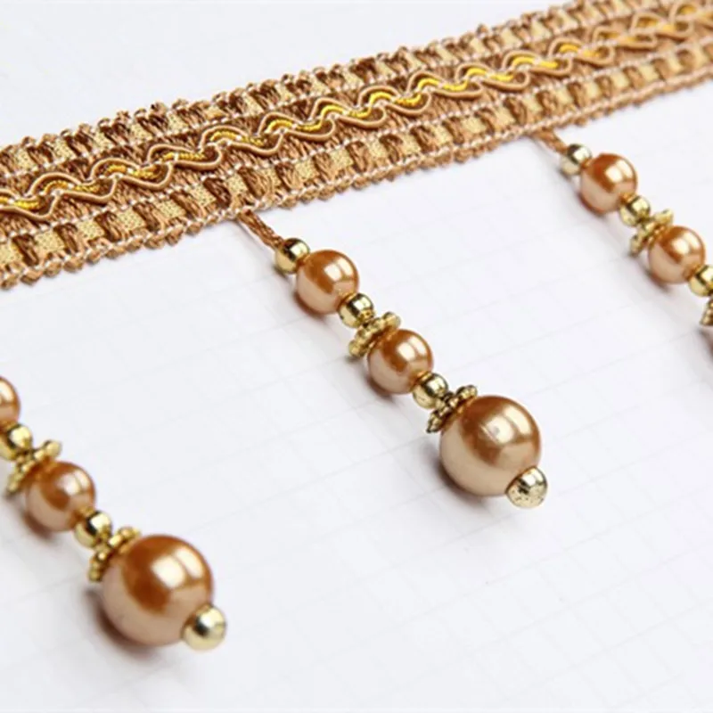 XWL 12 м/лот три жемчужные бусины кружевные аксессуары для занавесок кисточка