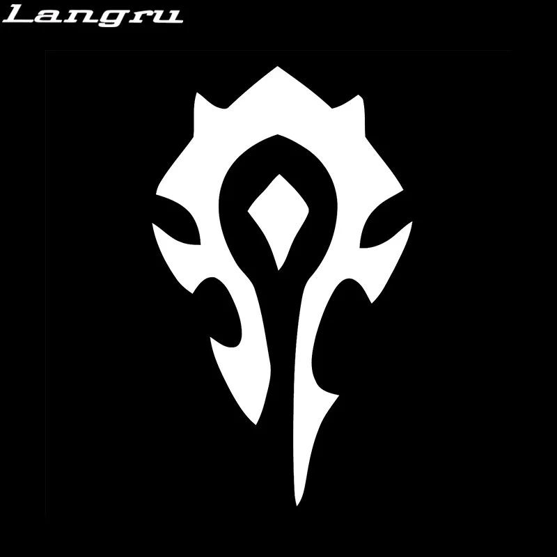 Langru Horde Wow наклейка для игры Виниловая автомобиля мотоцикла бампер внедорожника