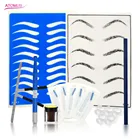 Микро-ручка для бровей, набор с иглой, пигмент для бровей, для практики татуажа бровей, Перманентный макияж