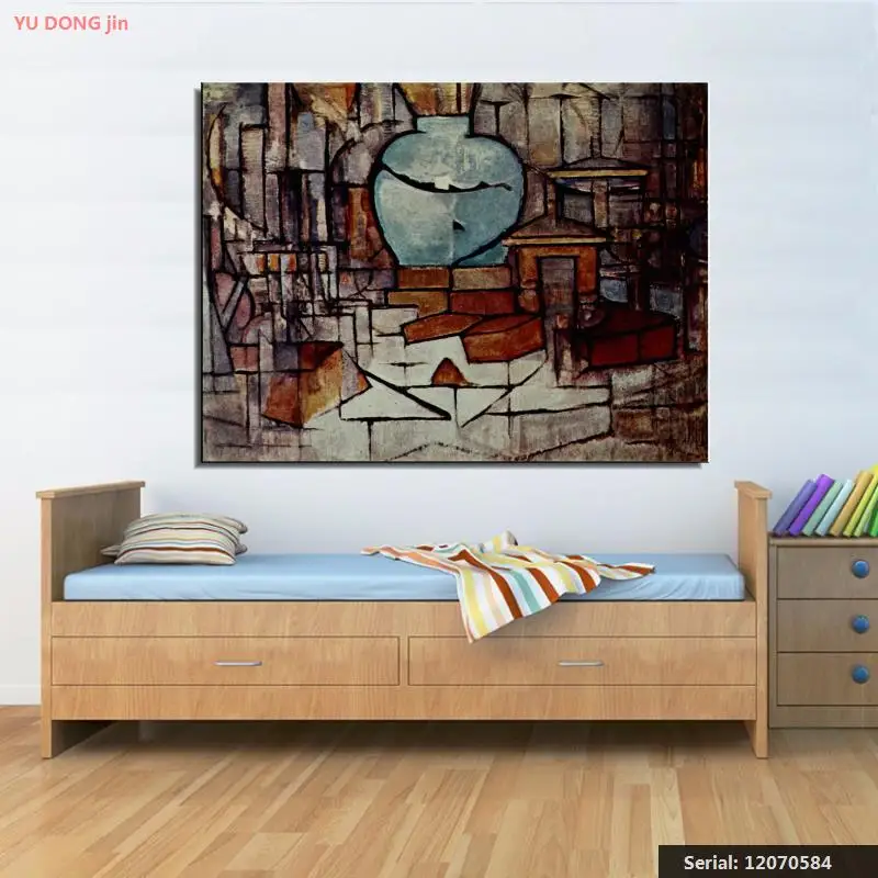 Piet Cornelies Mondrian натюрморт абстрактная масляная живопись рисование искусство спрей