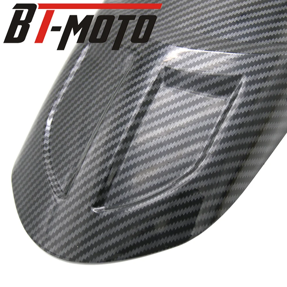 Новая текстура углеродного волокна переднее брызговик мотоцикла удлинитель