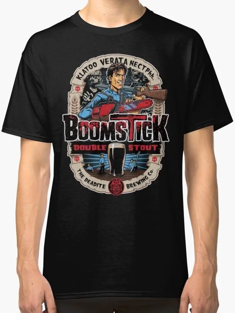 Mens Evil Dead Boomstick Short Sleeve Cartoon Movie T-shirts O Neck Tee Shirt Top T-Shirt Men Summer | Мужская одежда