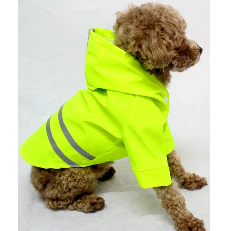 Водонепроницаемая куртка с капюшоном для собак|reflective dog coat|dog coat reflectivedog reflective jacket
