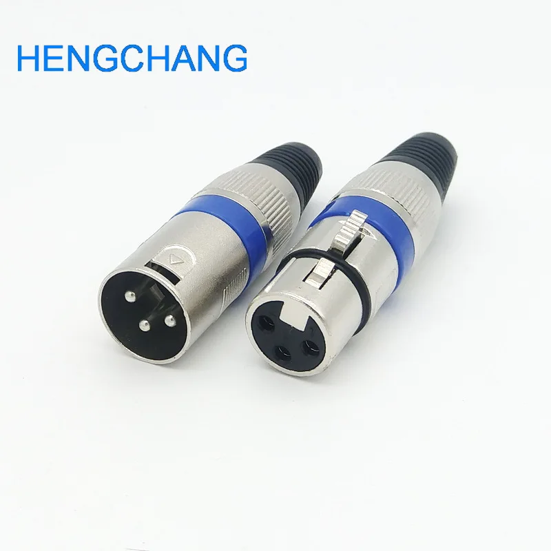 

20pcs 3Pin XLR audio Connector Male and Female Micphone Plug XLR connector