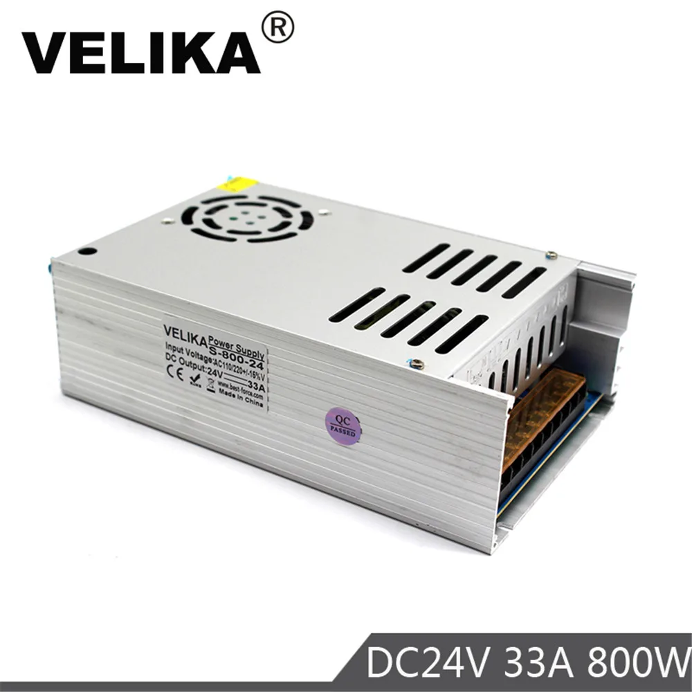 Источник питания DC24V 33A 800 Вт Светодиодный драйвер Переключение трансформаторов
