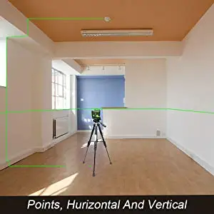 Huepar зеленый луч перекрестный лазерный уровень 360 градусов горизонтальный две вертикальные линии плюс точка отвеса самонивелирующийся выравнивание мульти линия